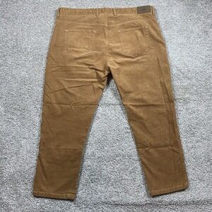 Peter Millar Size 38 Tan Superior Corduroy Pants 23" Inseam Brown Cotton Spandex